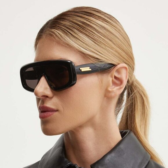 Bottega Veneta Men Sunglasses Black Shield BV1281S 001 BRAND NEW - Picture 11 of 14